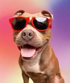 A rescued P3 pittie